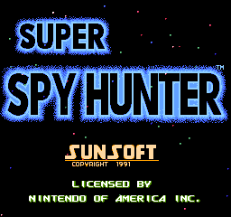 Super Spy Hunter Title Screen